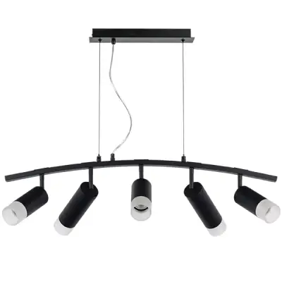LR7353738721 Люстра RULLO 5х50W GU10 ЧЕРНЫЙ (571735+214437-3+214487-2+202431-5)