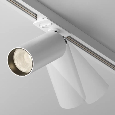 Трековый светильник Фокус / Focus LED Unity 3000K 12Вт 50°, TR021-1-12W3K-W-W. TM Maytoni