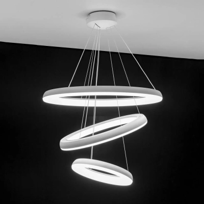 Citilux Юпитер Смарт CL730A150S Умная подвесная люстра Белая