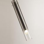 5061/5LA PENDANT ODL24 317 серебристый/дымчатый/металл/стекло Подвес LED 4W 3000K SHINY