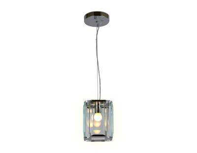 Подвесной светильник TR5107 CH/CL хром/прозрачный E27/1 max 40W 150*150*1200