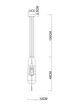 Подвесной светильник Divinare LICH 5012/06 SP-1, 1хE14