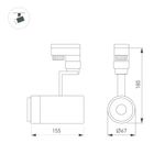 Светильник LGD-ZEUS-TRUECOLOR-4TR-R67-10W Day4000 CRI98 (BK, 20-60 deg, 230V) (Arlight, IP20 Металл, 5 лет)