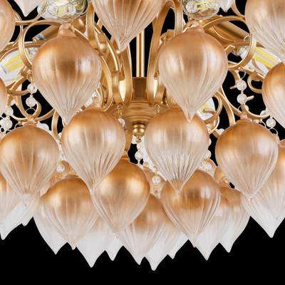 SL659.303.06 Люстра подвесная ST-Luce Золотистый/Золотистый E14 6*40W