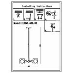 SL258.402.03 Люстра потолочная ST-Luce Черный/Черный, Золото E14 3*40W
