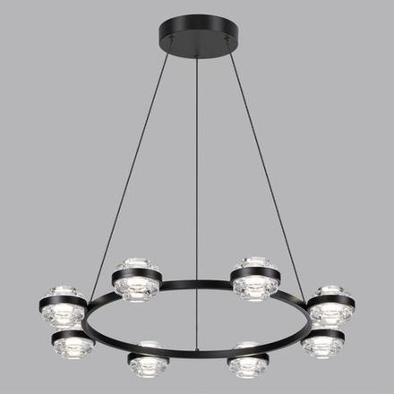5031/50L L-VISION ODL24 391 чёрный/металл/акрил Люстра LED 50W 4000K 4310лм KLOT