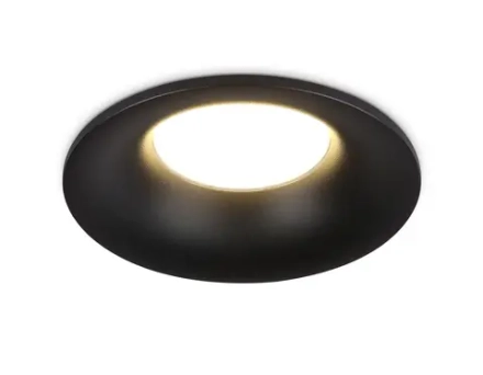 Светильник встраиваемый TN102809 BK черный GU5.3 D90*35