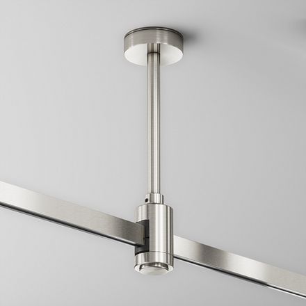 Крепление потолочное Short одинарное 138мм Flarity платина, TRA156C-SL1-PT. TM Maytoni