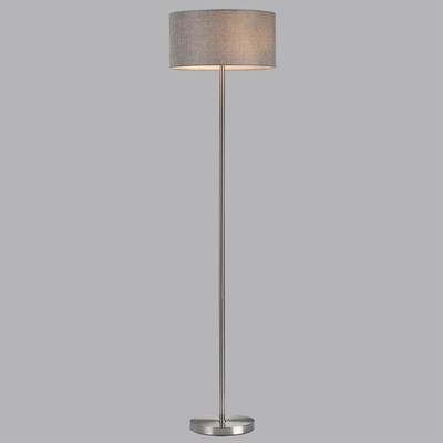 8251/2F MODERNI LN25 000  никель/серый, металл/текстиль Торшер Е27 2*60W 220V NIKKI