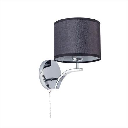 Citilux Эвора Рондо CL460312 Бра с чёрным абажуром и выключателем