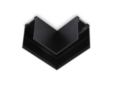 Коннектор угловой для накладного шинопровода Magnetic 220V GL1032 BK черный 80*80*52 (соединители в комплекте)