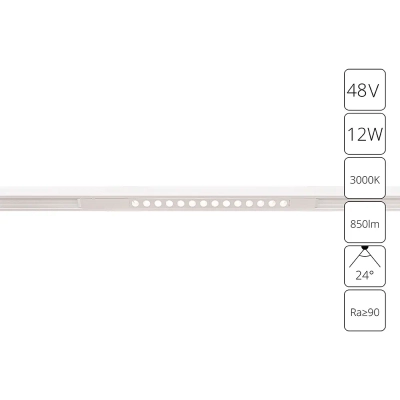 Магнитный трековый светильник Arte Lamp OPTIMA A7286PL-1WH, LED