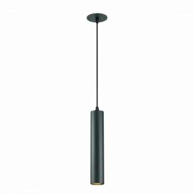 ST151.408.01 Встраиваемый подвес Черный GU10 1*50W IP20 D54xH290 220V Без ламп