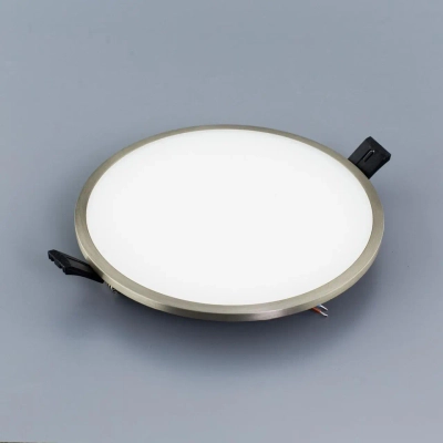 Citilux Омега CLD50R221 LED Встраиваемый светильник с диммером Матовый Хром