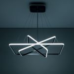 Citilux Неон Смарт CL731AK115E Умная подвесная люстра Венге