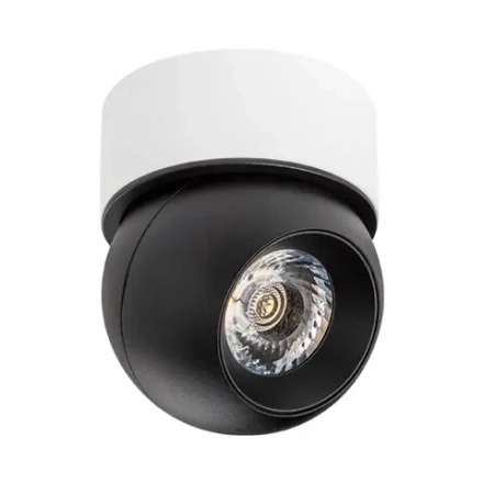 i07206 Светильник INTERO LED 9W 850LM 24G ЧЕРНЫЙ/БЕЛЫЙ 3000K (217072+521706)