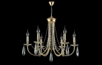 Люстра Crystal Lux VICTORIA SP6 GOLD/AMBER 3340/306