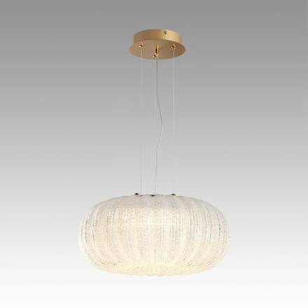 7720/36L PIKO LED SN 42 Светильник металл/стекло/прозрачный/золотой LED 36Вт 3000-6500K D400 IP20 пульт ДУ ANGELO