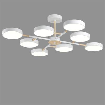 5653/99CL LEDIO LN23 063 белый, дерево Люстра потолочная LED 144W 3000-6000K 6748Лм 220V BRAD