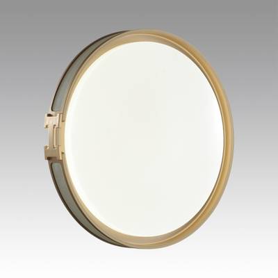 7654/DL COLOR SN 80 Светильник пластик/белый/серый/золотой LED 48Вт 4000К D405 IP43 FAVEMO GREY