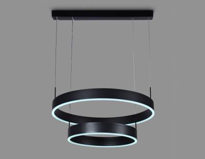 Светильник светодиодный подвесной с пультом FA6612/2 BK черный 85W D400/600*730 (ПДУ РАДИО 2.4G)