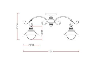 Потолочная люстра Arte Lamp GRAZIOSO A4577PL-5CK, 5хE27