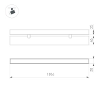 Светильник MAG-FLAT-FOLD-25-S1004-30W Day4000 (BK, 100 deg, 24V) (Arlight, IP20 Металл, 5 лет)