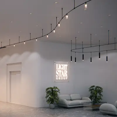 237137 Светильник 48V подвесной д/1-фазн трека DUE LED 5W 300LM 24G ЧЕРНЫЙ 3000K IP20 Lightstar