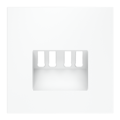 VLS001502 Накладка для розетки акустической 4-местной , S70 (белый матовый). (ТМ Maytoni)
