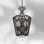 744157 Люстра CASTELLO 5х40W E14 ЧЕРНЫЙ/ЗОЛОТО Lightstar