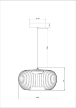 Подвесной светильник Arte Lamp FLARE A3527SP-12BK, 1хLED