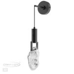 6695/5WL MIDCENT ODL24 339 Настенный светильник брашир. черный/металл/стекло IP20 LED 5W 200Лм 3000K LIA