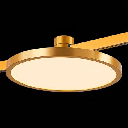 ST818.206.12 Магнитный трековый светильник FARM Золотистый LED 1*10W 3000K 520Lm Ra90 120 IP20 D168xH54 24V