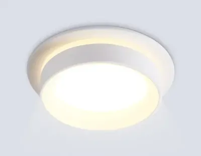 Светильник встраиваемый TN6707 WH белый IP44 GX53 max 15W D105*45
