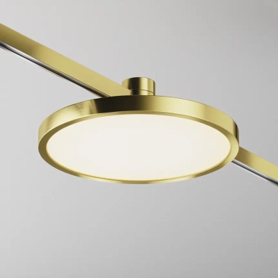 Трековый светильник Плато / Plato Flarity 3000K 10Вт 120°, TR153-1-10W3K-BS. TM Maytoni
