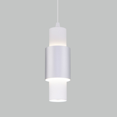 Подвесной светодиодный светильник 50204/1 LED белый/матовое серебро, LED
