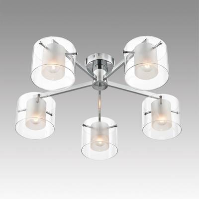 8261/5C MODERNI LN26 металл/стекло, хром/прозрачный Люстра потолочная E14 5*40W 220V VERDI