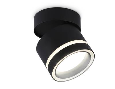 Светильник накладной поворотный TA1445 BK/FR черный/белый матовый GX53 max 12W D85*90