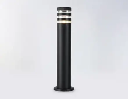 Светильник уличный ландшафтный ST2566 BK/CL черный/прозрачный IP54 E27 max 40W D110*625