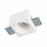 ST252.508.01 Св-к встр. из гипса белый GU10 1*50W  IP20 L80xW80xH52 180-240V Без ламп