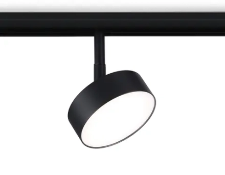 Светильник светодиодный трековый для шинопровода Magnetic GL3853 BK черный IP20 12W 4200K 48V D95*30