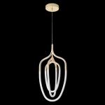 Светильник подвесной Crystal Lux PERA SP50W LED GOLD 3491/250