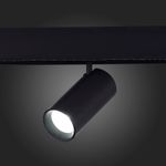 ST375.406.12 Магнитный трековый светильник SMART Черный LED 1*12W 2700K-6500K 1 080Lm Ra90 36° IP20 L115xW55xH95 48V