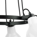 761160 Люстра ACROBATA 6х40W E14 ЧЕРНЫЙ/БЕЛЫЙ Lightstar