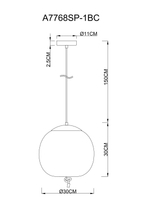 Подвесной светильник Arte Lamp CODY A7768SP-1BC, LED
