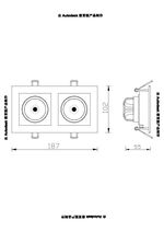 Карданный светильник Arte Lamp GRADO A2710PL-2WH, LED