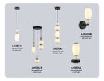 Светильник светодиодный настенный LH53148 BK/FR черный/белый 6W 3000K 100*165*310