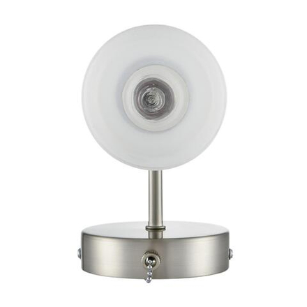 8099/1W COMFI LN26 105 никель/белый металл/стекло Бра Е14 1*40W 220V MAVE
