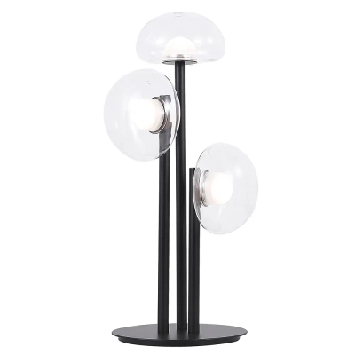 Настольная лампа Crystal Lux BOSQUE LG3 BLACK/TRANSPARENT 0270/503