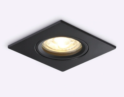 Светильник встраиваемый TN102456 BK черный GU5.3 85*85*28